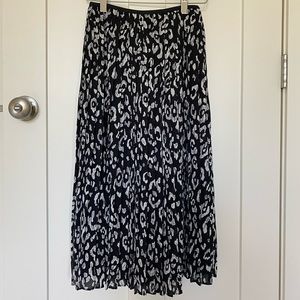 Banana Republic Petite Pleat Midi Skirt